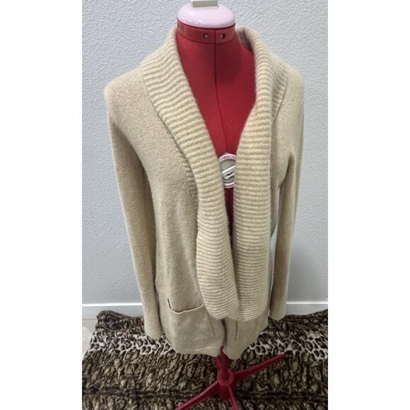 Soft Knit Open Front Cardigan Sweater Casual Layering Neutral Cozy - Picture 1 of 6